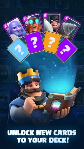 Unlock new cards in Clash Royale ASO case study, showcasing potential combinations and deck-building.