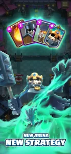 Clash Royale ASO case study highlighting new arena gameplay with strategic motivators and creativity.