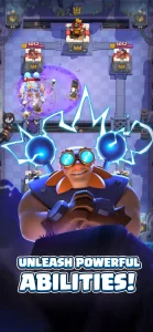 Highlighting RPG elements in Clash Royale ASO case study, showcasing character progression with powerful abilities.