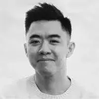 A black and white headshot of Tom Nguyen, UA Manager at Babil Games, sharing insights about mobile user acquisition and TikTok advertising.