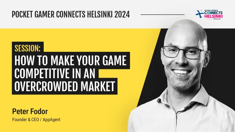 Peter Fodor at Pocket Gamer Connects Helsinki 2024 – Session on how to make mobile games competitive in a saturated market